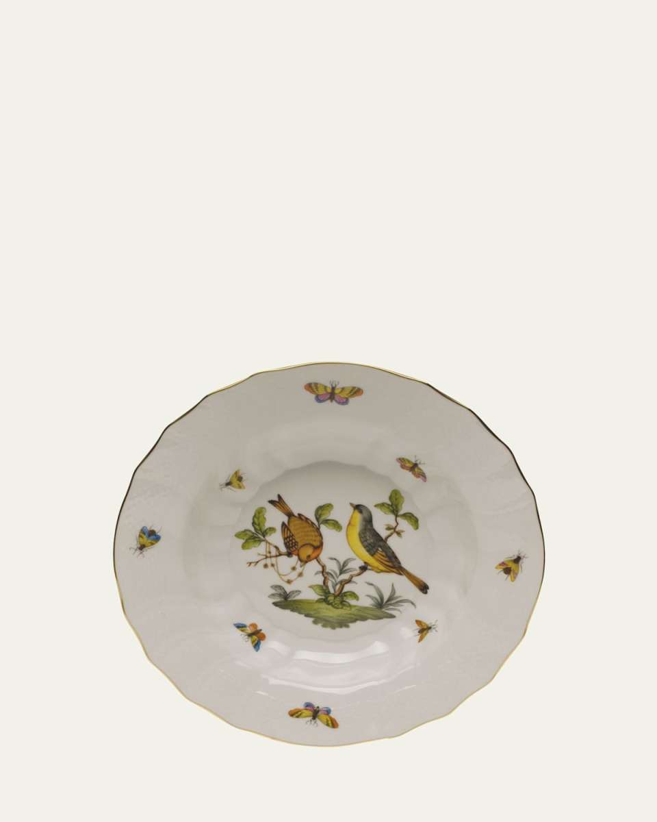 Rothschild Bird Motif 07 Rim Soup Bowl